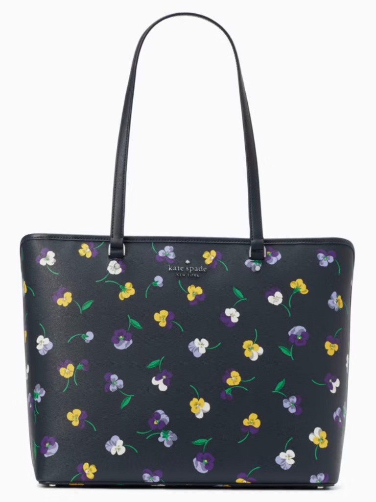 Kate Spade Perfect Large Tote Blue Multicolor Floral